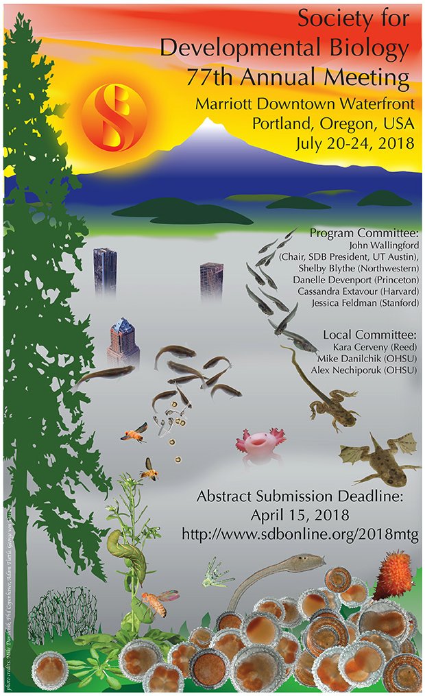 SocDevBio's tweet photo. 77th Annual SDB meeting page is up!!
Let us know if you plan on coming at #2018SDB :)
Have a look -> https://t.co/M4JAR7hKI4
Abstract submission deadline is April 15th, 2018.
Don't miss out! https://t.co/xrk6KXAhWK