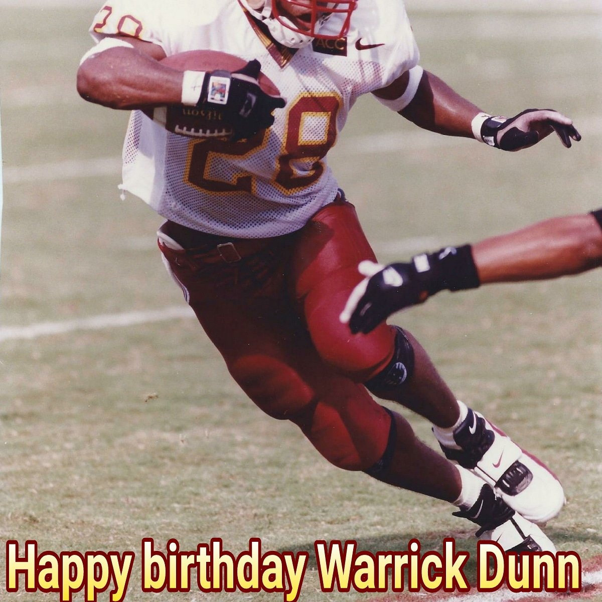Happy blessed birthday my NOLE BROTHER Warrick Dunn 