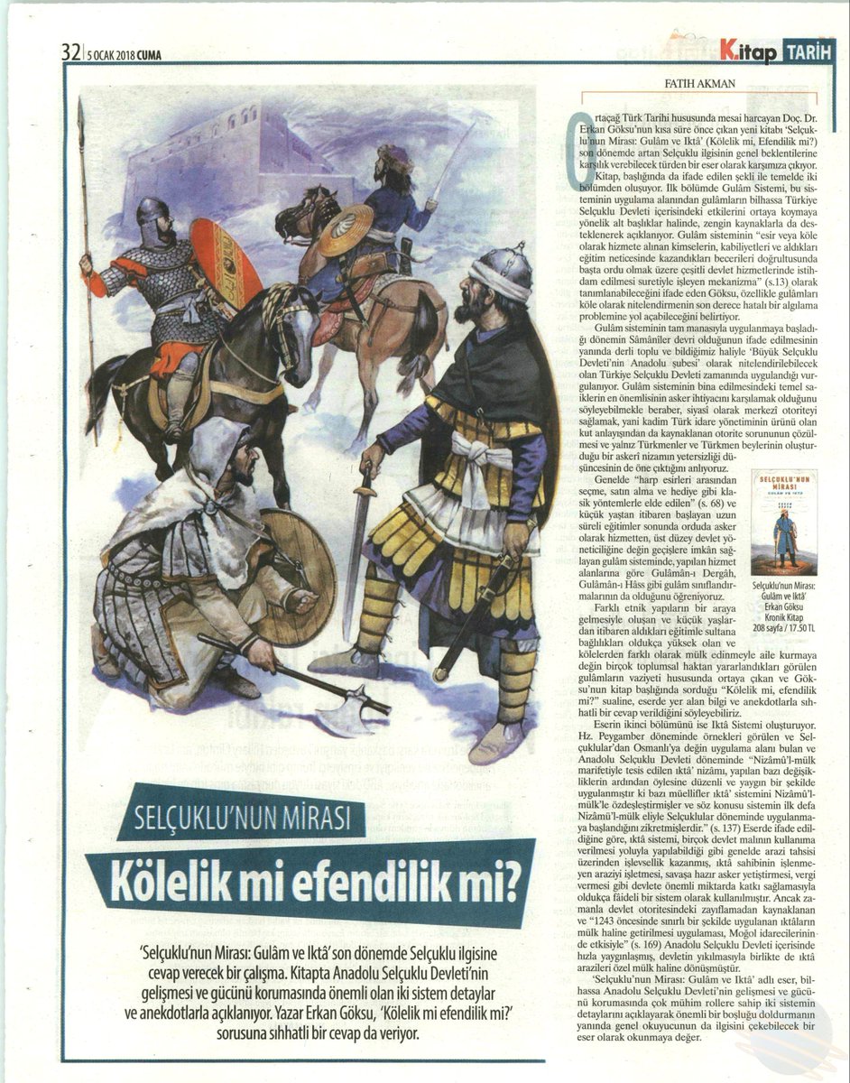 Erkan Göksu "Selçuklu’nun Mirası Gulâm ve Ikta" PDF