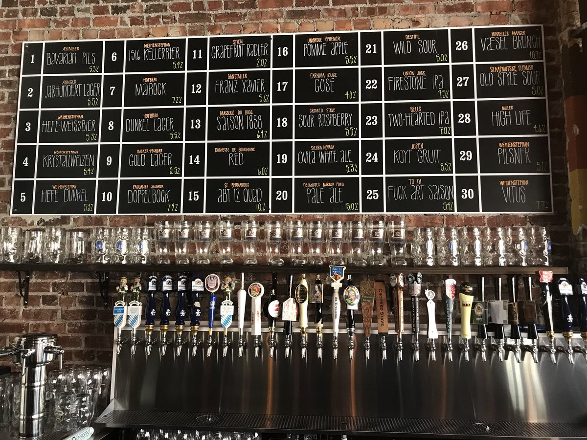 BensonBrewery's tweet photo. @barchenbeer has some serious taps!! https://t.co/bZM3xgZ3Sb