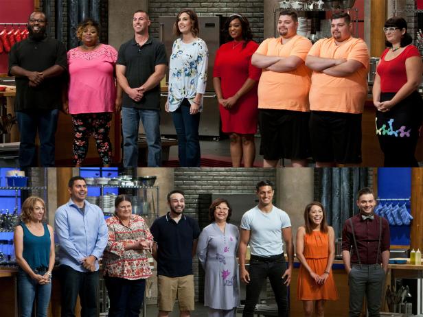 FoodNetwork's tweet photo. Meet the 12 culinary misfits entering Boot Camp for an all-new season of #WorstCooks TONIGHT @ 9|8c: https://t.co/ZvsOjakYsq! https://t.co/8pjg1ovlP9