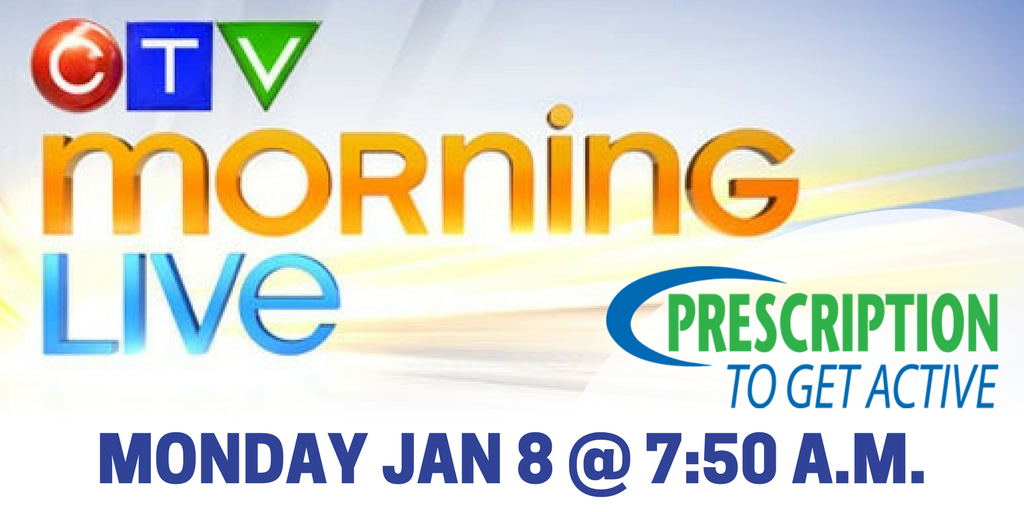 We're going to be on CTV Morning Live Monday Jan 8 at 7:50 a.m. Be sure to tune into <a href="/ctvedmonton/">CTV Edmonton</a> to learn more about getting physically active.