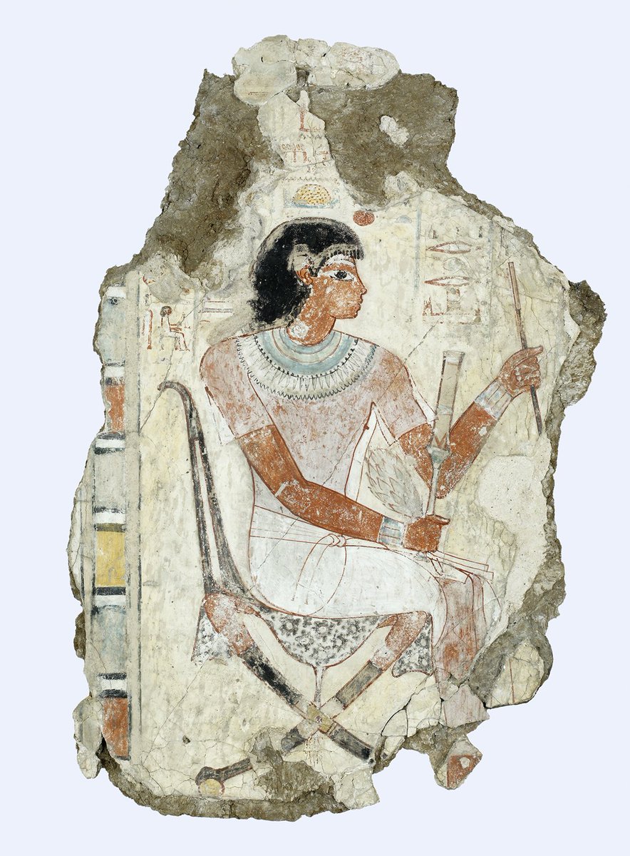 britishmuseum's tweet photo. These beautifully painted fragments come from the tomb-chapel of Nebamun, a rich accountant who worked in the Temple of Amun in Thebes. They show an idealised image of Egyptian life in around 1350 BC https://t.co/QxaTIXV0Uv