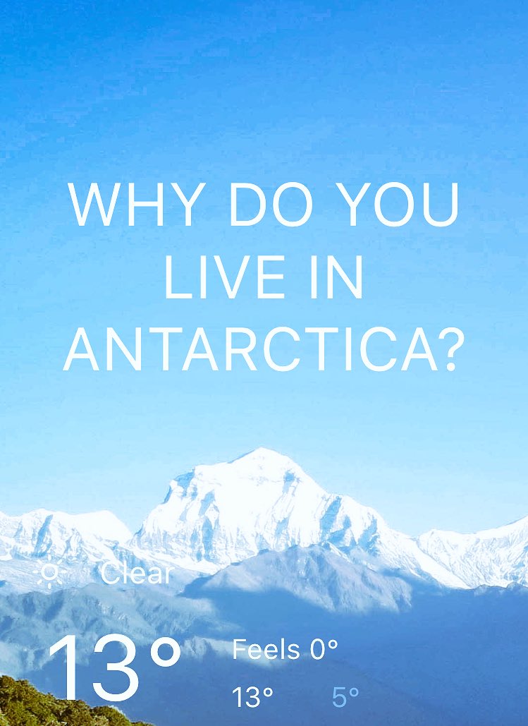 Sara_Koby's tweet image. ❄️ why do I live where the air hurts my face? 🤦🏻‍♀️