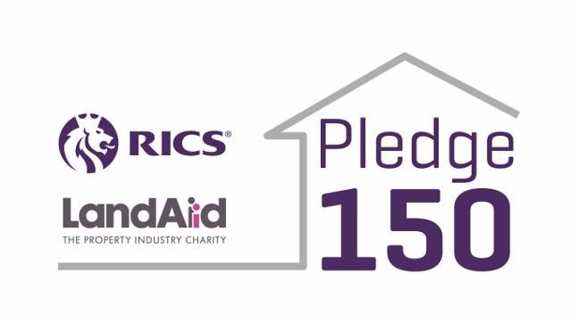 BNPPRE_UK's tweet photo. We're supporting the @RICSnews #Pledge150 campaign for @landaid aiming to raise over £2m to contribute to ending youth homelessness, and provide safe, secure and affordable bed spaces across all 12 UK regions. Read more and support the campaign here: https://t.co/lUlafN4lJs https://t.co/IUjfmM5eDX