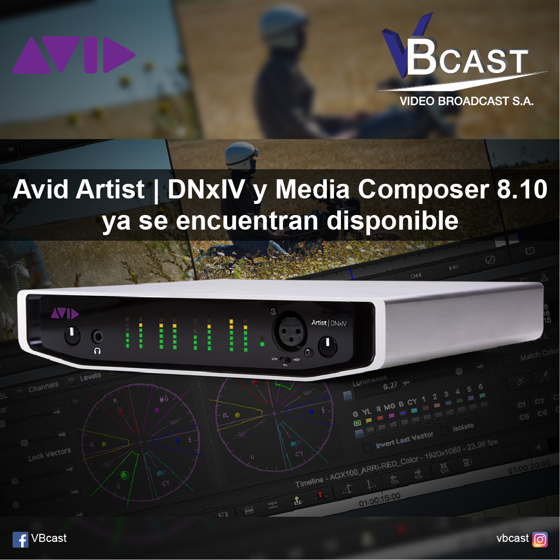 VBcast1's tweet photo. @Avid presenta el Avid Artist | DNxIV. Esta nueva interfaz permite capturar, monitorear y producir contenido de forma muy sencilla HD, 2K, UHD y 4K. El complemento perfecto para ser utilizada con AVID MEDIA COMPOSER v8.10
https://t.co/Ib12Kj47RL
#VBcast #Avid https://t.co/cR0i1Sox3g