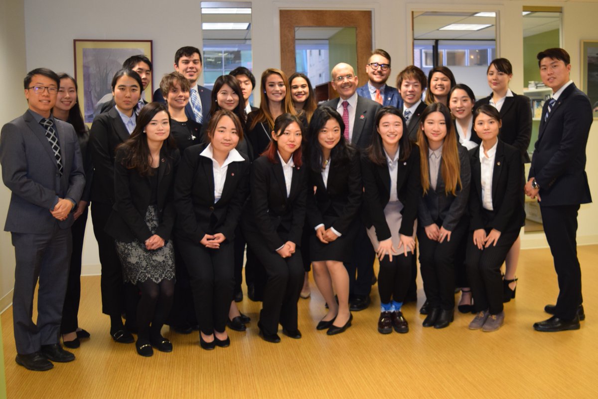 SasakawaUSA's tweet photo. Japanese, Korean and American students stopped by Sasakawa USA today for a discussion and lunch. The students are all participants in @isc_dc International Student Conferences. #ISCTrilat https://t.co/jEAy1RXTZh