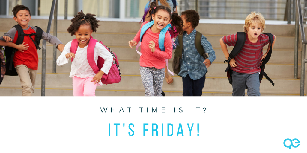 QuinectEd's tweet photo. Happy Friday! You made it through the week! Anyone else feeling like these kiddos? #bringontheweekend #fridaymood https://t.co/ON3P3rSgmm