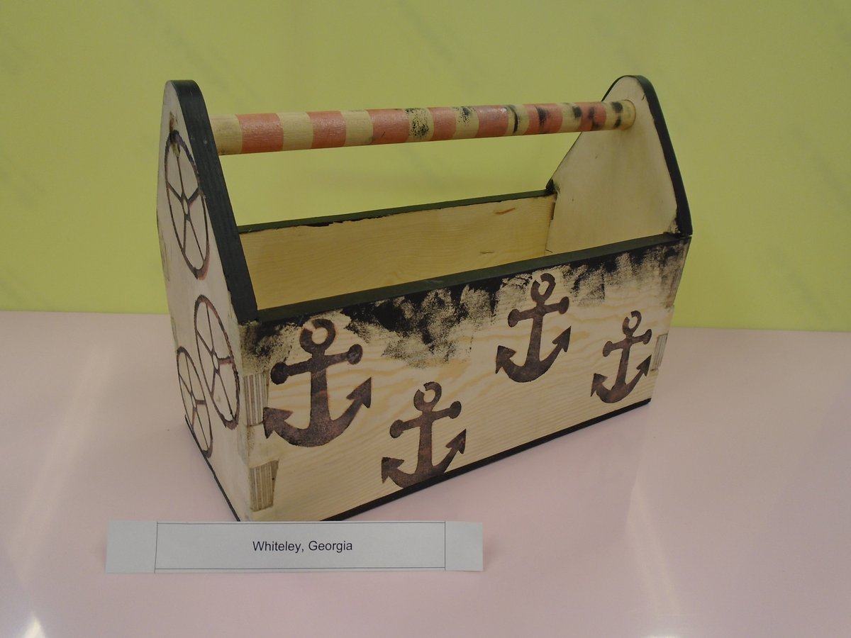 OAN__DT's tweet photo. ....and some more! #Y9toolboxes #woodpractical #woodsworkskills #fingerjoints #stencilling #doweljoints #qualitycontrolchecks😃 https://t.co/iL4gvDn2Me