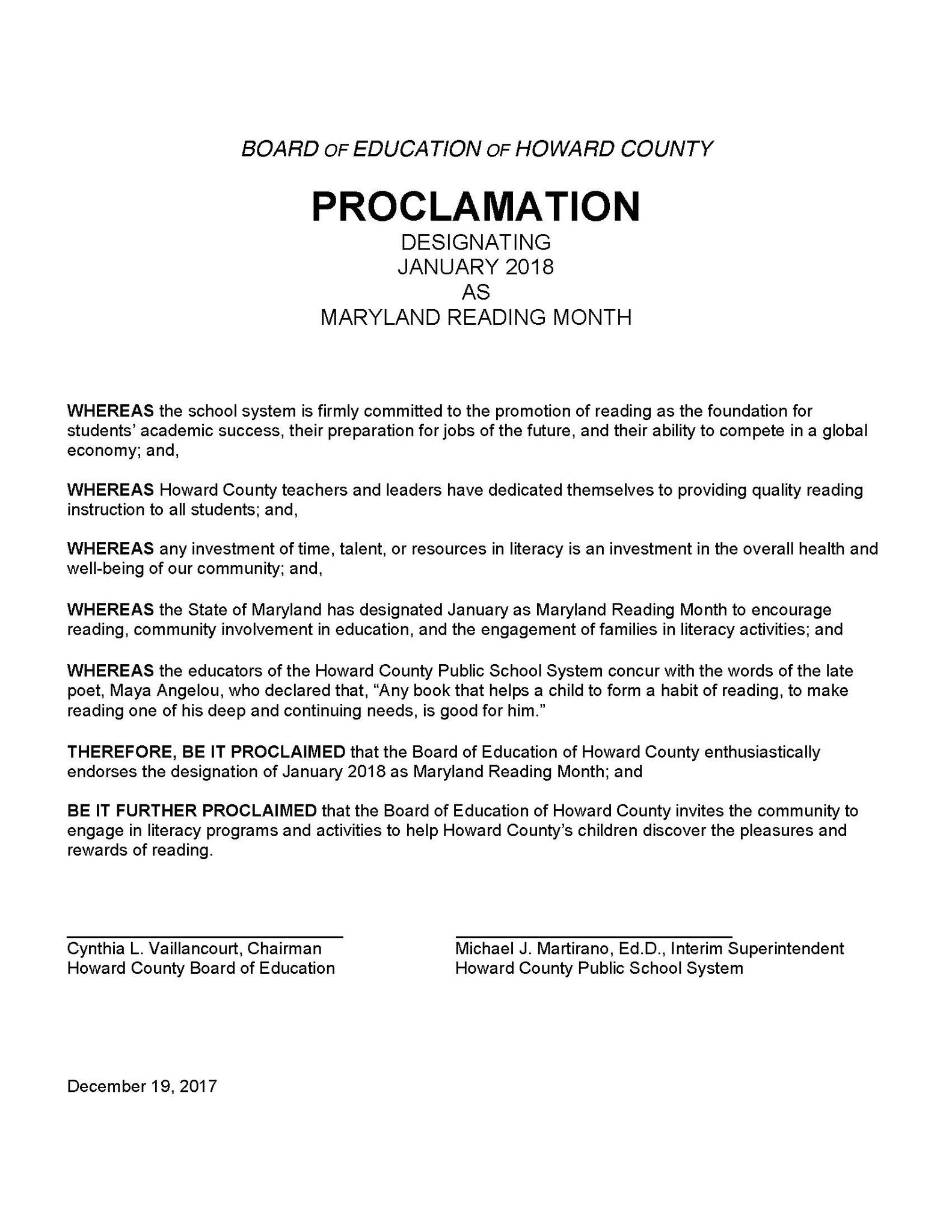 HCPSS on Twitter "January is MarylandReadingMonth and we've got a