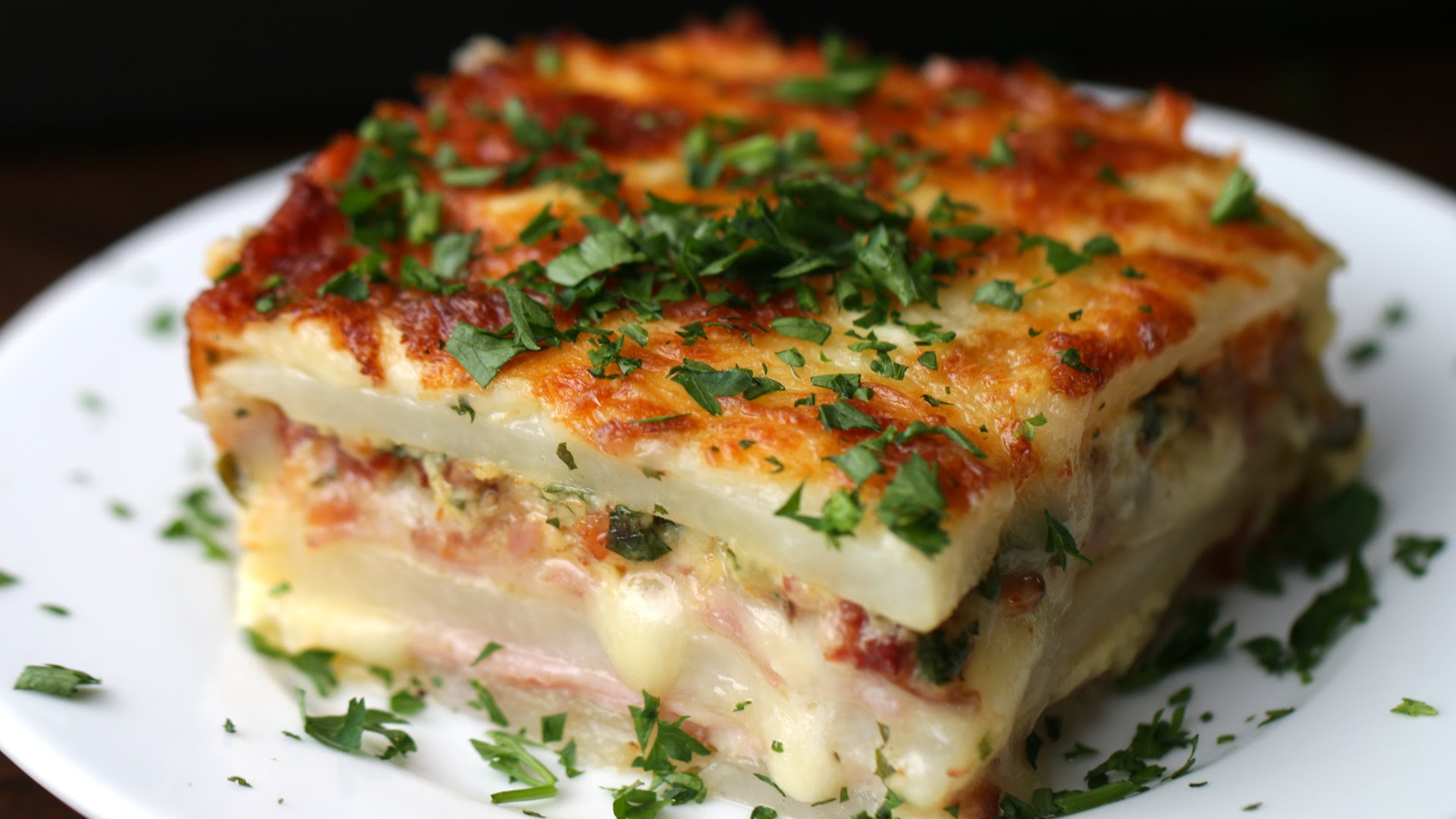 Картофельная лазанья