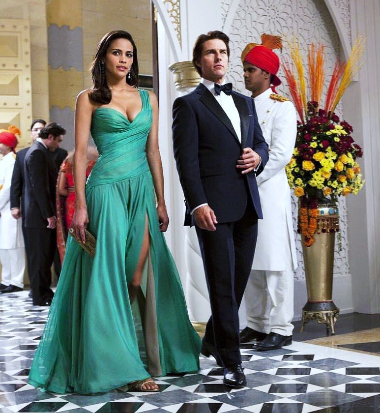 green emerald velvet dress One shoulder Green Paula Patton Dress Prom Dress in Mission Impossible   Hoprom