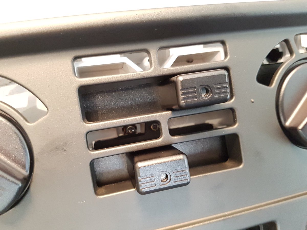 Defenderupgrade's tweet image. New item now available black or grey anodised aluminium Puma TDCI heater control knobs. Visit decenderupgrades.co.uk  for more info.