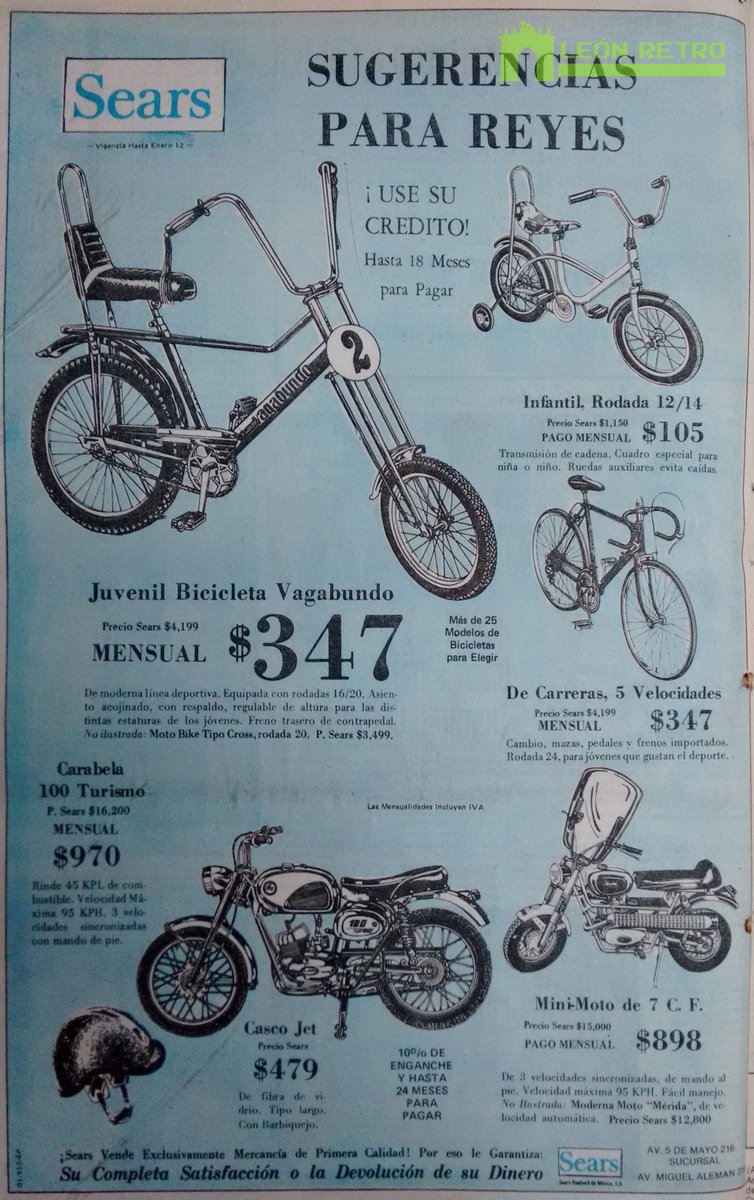 LeonRetroMx's tweet photo. En @searsmexico te esperan con los mejores regalos para este Día de Reyes. Recuerda que están ubicados en la calle 5 de Mayo #216, de la zona Centro. #LeónRetro https://t.co/bzRM3yuAnY