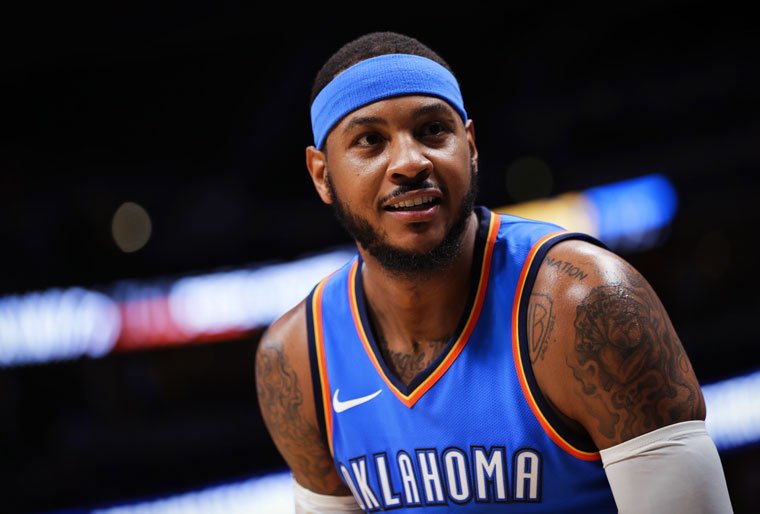 Habilidade, talento e liderança. 
 
No jogo de ontem, Carmelo Anthony ultrapassou Patrick Ewing e agora é o 21º maior pontuador da história da NBA, com 24.829 pontos. #NBAVote
 
Vote para levá-lo ao seu 11º All-Star Game! 
 
🚨 RETWEET = 1 VOTO! 🚨