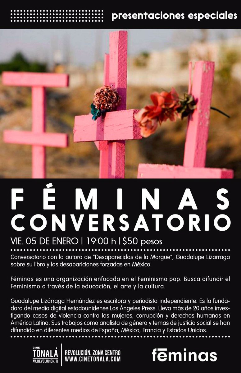 gpelizarraga's tweet photo. La última víctima de #ViolenciaMachista en Baja California fue #Assilem con 5 meses de embarazo, asesinada el 23 de dic. Hoy estaremos en #Tijuana con colectivos de jóvenes para pensarnos si esto también somos como sociedad. Presentación del libro #DesaparecidasDeLaMorgue https://t.co/aPnCzOCNA6