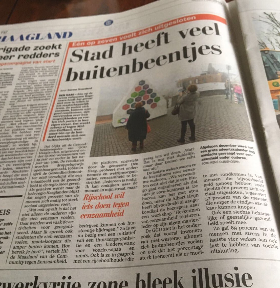 Vandaag in de <a href="/telegraaf/">De Telegraaf</a> een mooie vermelding van onder andere het initiatief van <a href="/Homeinstead_NL/">Home Instead NL</a> en <a href="/PartouTweets/">Partou kinderopvang</a>