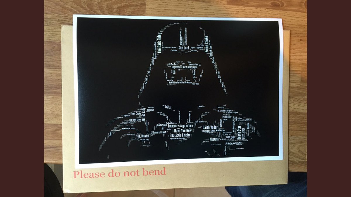 AGT79's tweet photo. Tag a Star Wars fan...
I’m giving this print to a follower at 11pm
To enter, just...
- RT this
- Follow me
Thanks https://t.co/kWNQPqNy8a
