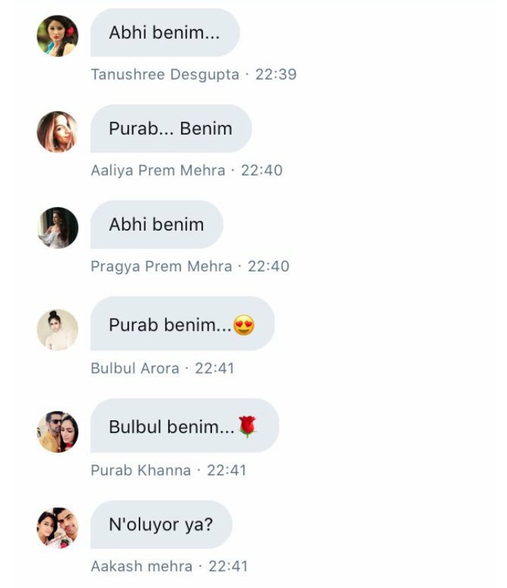 Aşk: bir kişi için felaket, iki kişi için saadet, üç kişi için cinayet! #SaklıDuygular
@Tanushre_Ak 
<a href="/Aaliya__AK/">Aaliya Prem Mehra</a> 
<a href="/PragyaA__AK/">pragya  prem mehra</a> 
<a href="/Purab_AK/">Purab Khanna</a> 
<a href="/AakashAK_/">Aakash mehra</a>