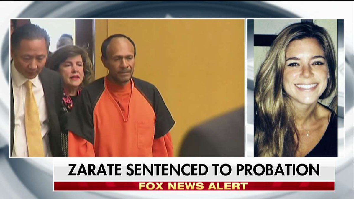 FoxNews's tweet image. News Alert: Zarate sentenced to probation.