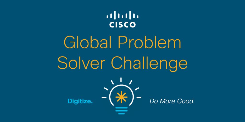 CiscoNetAcad's tweet photo. 1 week left! ⏰ This is your final week to show us your techie solutions to a pressing world problem. And don't forget - $300K prize pool! Apply here: https://t.co/6wwLy9jmSW https://t.co/Efin0KLD6d