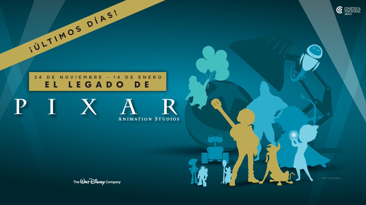 #ÚltimosDías

¡El ciclo EL LEGADO DE PIXAR disponible para ti hasta el 14 de enero!

+Info --> bit.ly/2A8lp4S
