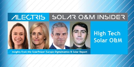Alectris's tweet image. ICYMI: High Tech Solar O&amp;amp;M | Insights from the @SolarPowerEU Digitalisation &amp;amp; Solar Report ow.ly/3ULH30hBPps #DigitalSolar #Solar #Software @HuaweiSolar