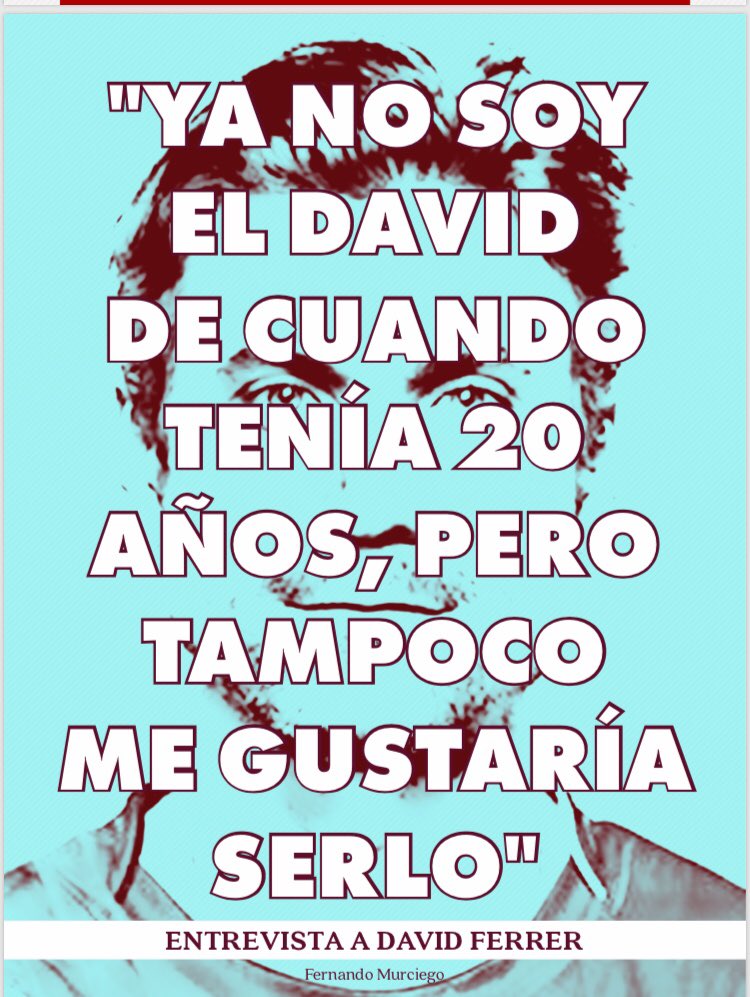 fermurciego's tweet photo. Muchos años esperando esta entrevista. Hoy por fin es una realidad. Una charla de 50 minutos con @DavidFerrer87 donde hablamos de tenis, del éxito, de los valores y de la vida. 

Podéis leerla en el último número de @TheTacticalRoom https://t.co/sDANuPSYYH https://t.co/6NgdARuEYy