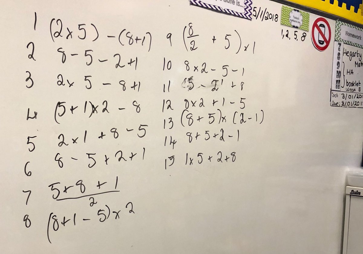 MrsFSStevenson's tweet photo. Well done 8Y, all numbers found #mathsstarter https://t.co/SgaA6xUVrj