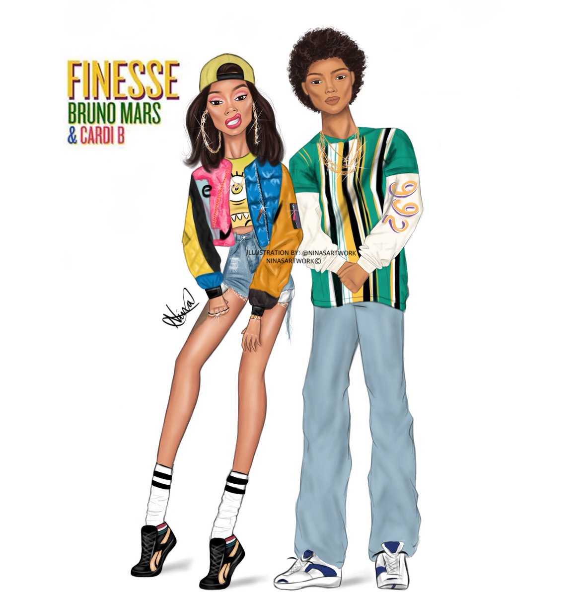 #finesse <a href="/BrunoMars/">Bruno Mars</a> ft <a href="/CardiBLite/">Cardi B Lite</a> || <a href="/Moschino/">Moschino</a> <a href="/voguemagazine/">Vogue Magazine</a> instagram.com/p/BdlMiifD6kQ/…