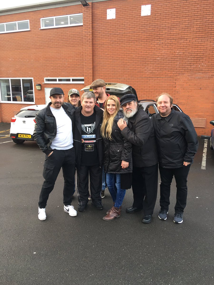 Just finished another top day of filming today, this time in my home town of Hattersley and Hyde with Ricky Tomlinson <a href="/GaryCargillx/">Gary Cargill</a> and the team.