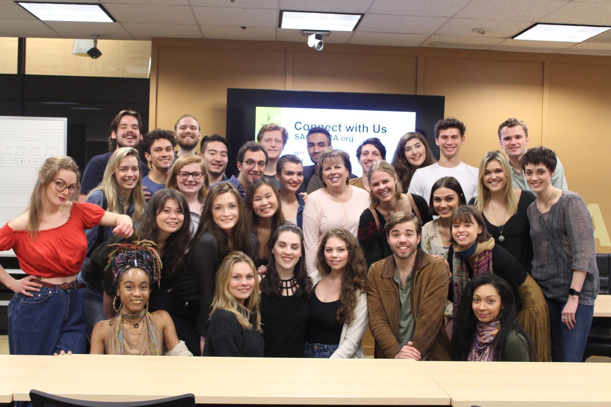 SAGAFTRALA's tweet photo. More
Great day presenting Union 101 to visiting @PaceUniversity BFA Acting Seniors! The future is bright! #PPALA #PacePerformingArts #SAGAFTRA @PacePerfArts @CarolineLiem https://t.co/qFBuEhZFxj
