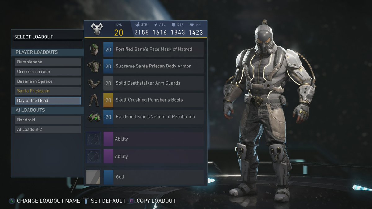 Just Ultradavid On Twitter Here Are My Injusticegame Character Loadout Names Cc Biohazardcmndr