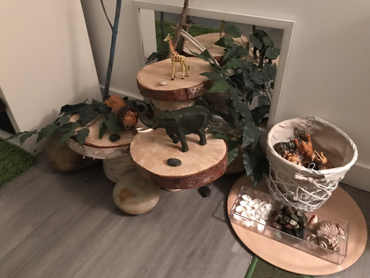 ronniesprek's tweet photo. New props so a little organizing for these areas as well. Telephone and messaging space, new tree stand for pretend play, and block area got reorganized. #Reggio #newprops #play #edmonton #edmontonpreschool #yeg #ECE #calmspace #reggioinspired https://t.co/hW7ODqDGjV