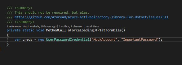 koskila's tweet image. A quick (and handy!) hack to force referenced assembly to getting copied to a project - #SharePointProblems / Koskila.net #AzureAD #SoftwareDevelopment l.koskila.fi/2EdfEAL
