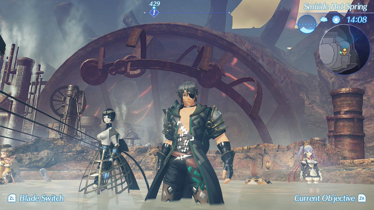 xXCyberSakuraXx's tweet photo. my husbando in the hot springs #XenobladeChronicles2 #NintendoSwitch https://t.co/pTJnkR4GKm