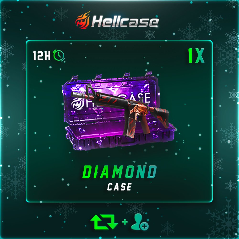 ❄️ Diamond Case #Giveaway:

⛄️ JOIN CHRISTMAS GIVEAWAY: goo.gl/DH2JJy  
⛄️ Like + RT + Follow us
⛄️ Paste your profile URL

🏆Winner in 12 hours!