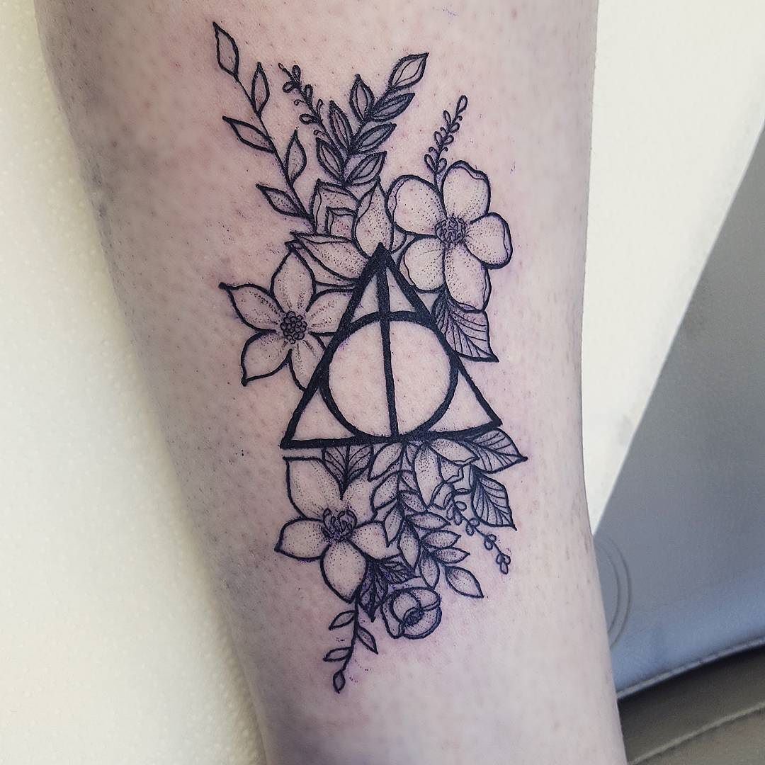 Deathly hallows done by Chris in the Ink Factory in Dublin  rtattoos