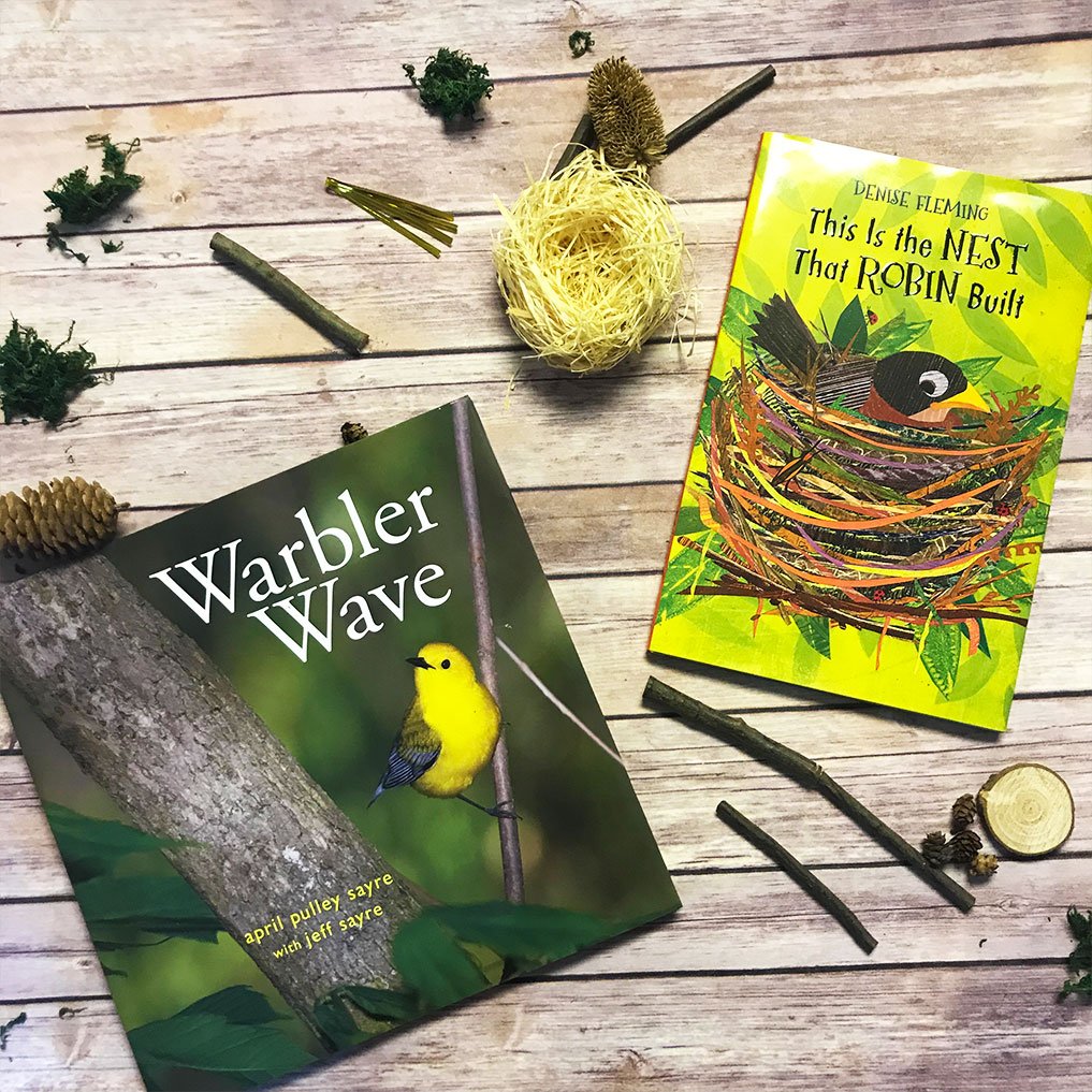 SimonKIDS's tweet photo. Happy #NationalBirdDay! To celebrate we're giving away an early copy of #WarblerWave by @aprilpsayre & #ThisIsTheNestThatRobbinBuilt by @DeniseKFleming! Enter for a chance to win here: https://t.co/JRHghp3P1B https://t.co/dH0dFvY1Vh