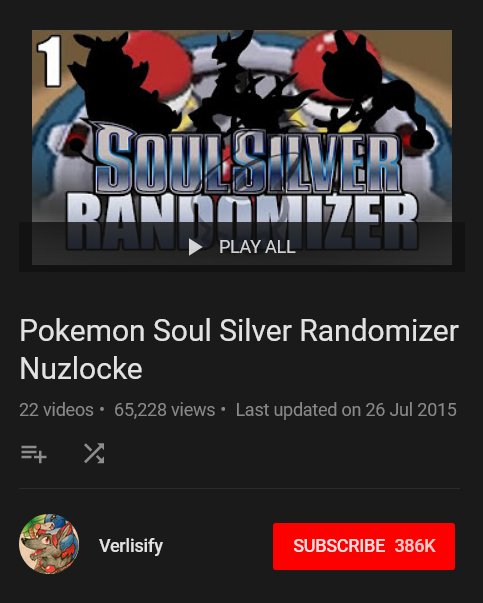 SATERNOARU-SAN on X: Verlisify: Randomizing is bad, it promotes hacking  Also Verlisify: Here's my Soul Silver Randomizer Nuzlocke!!!   / X