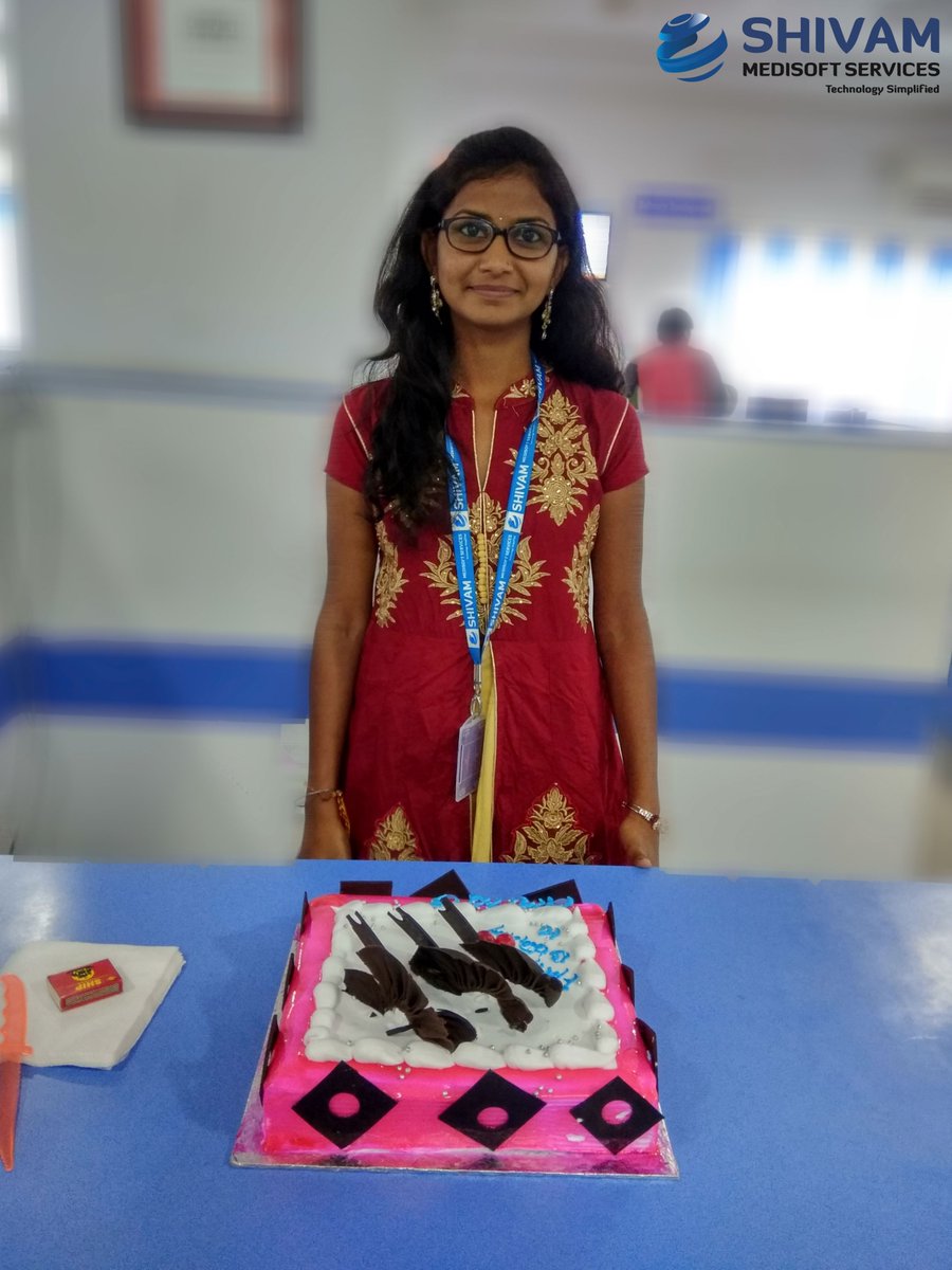 Shivamsmspl's tweet photo. Arthi (#ShivamMedisoft Staff) birthday celebrated in #ShivamMedisoftServicesPvtLtd.
Many More Happy Returns Of The Day #Arthi https://t.co/IvmMeu4JNL