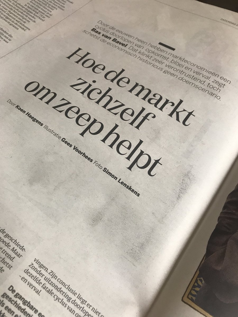 Goed stuk in de #Volkskrant van vandaag voor iedereen die een mening wil over marktwerking. volkskrant.nl/opinie/econoom…