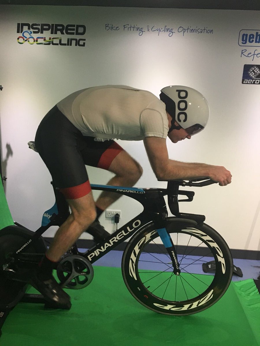InspiredCycling's tweet photo. @Marcuschristie7 getting his TT position dialled in ahead of the 2018 Commonwealth Games using Bio Racer Aero. The virtual wind tunnel designed to help you go faster. #gc2018 #inspired #aero https://t.co/JJ4snskRWt