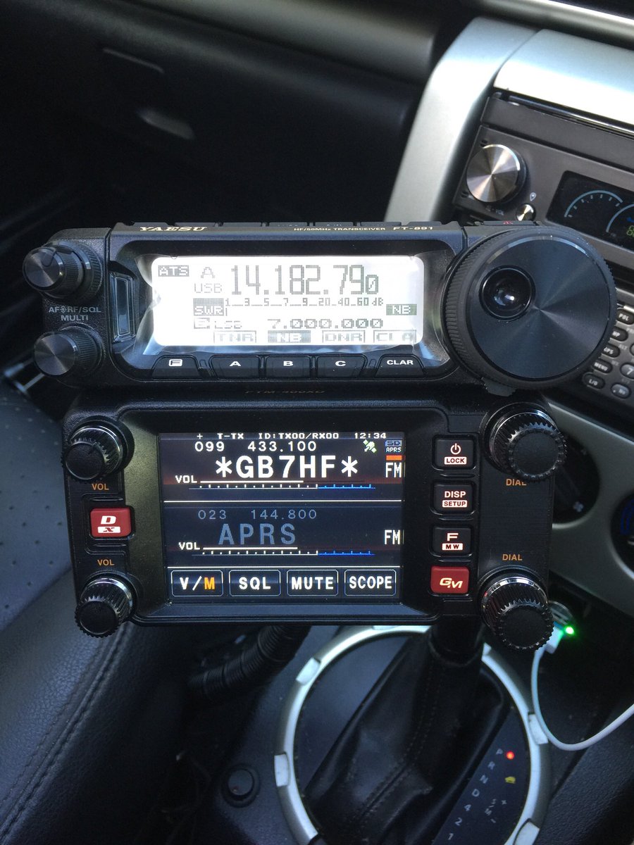 Yaesu FT-891 and FTM-400XDE mobile installed and working well 👌 Share your mobile installations &gt;&gt;&gt;