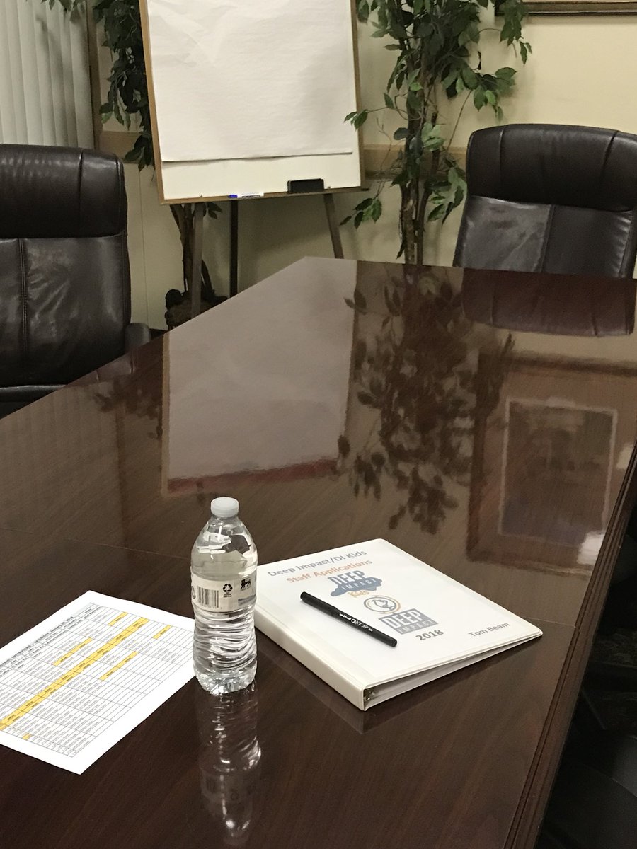 DeepImpactCamps's tweet photo. Deep Impact and DI Kids interview weekend has begun. We have individual interviews today beginning at 8:30. Thanks for praying for the new 2018 summer staff as they are selected. https://t.co/TWKUpPpFTQ