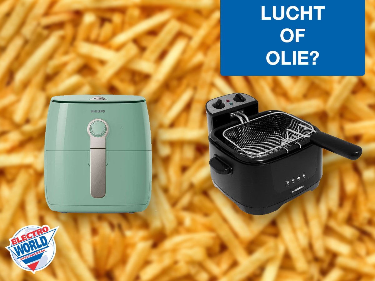 Zaterdag = patatatdag. Kies jij voor frietjes uit een airfryer of frituur?