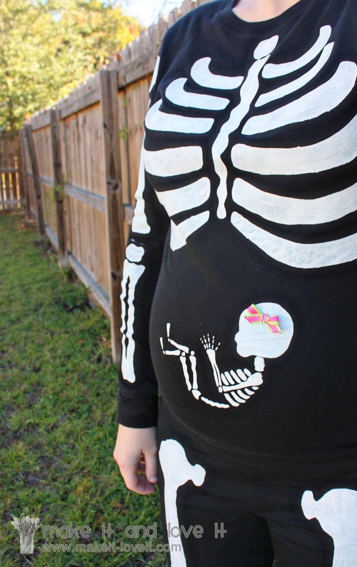 Long Sleeve Baby Skeleton Pumpkin Halloween Funny Maternity DT T-Shirt Tee 