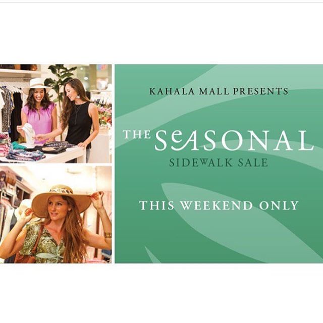 CalistaHawaii's tweet photo. Come by this weekend @kahalamall side walk sale. Don't forget to stop by your favorite boutique for all your outing needs. #kahalamall #calistahawaii #formaldress #weddingdress #casualstyle #accessories https://t.co/7I3LmFqJsI