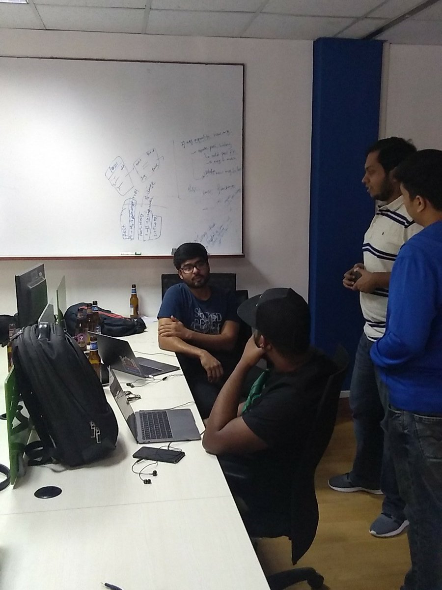 There are at least 3 teams working on blockchain. #CodeForBeer