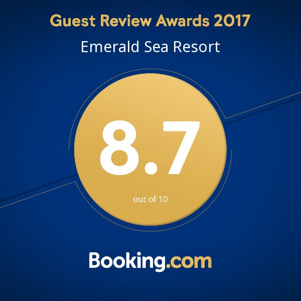 Guest Review Awards 2017 Emerald Sea Resort Ngwe Saung
